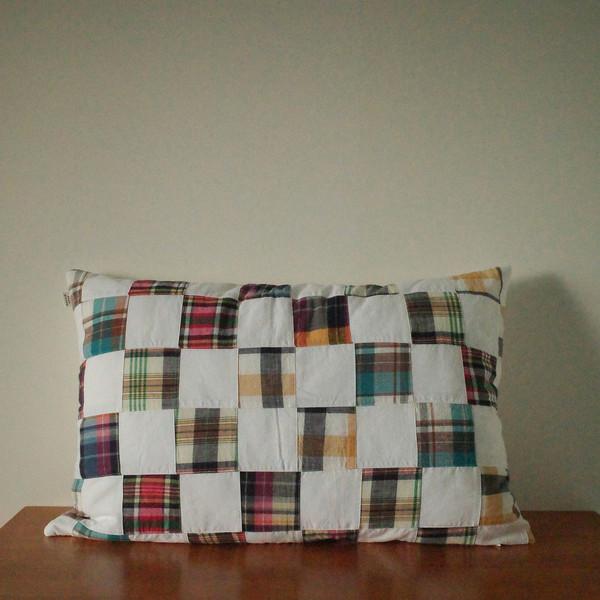 White patchwork cover 3size
