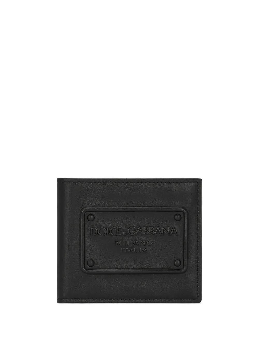 Dolce & Gabbana logo-embossed Leather Bifold Wallet | Black | FARFETCH EG