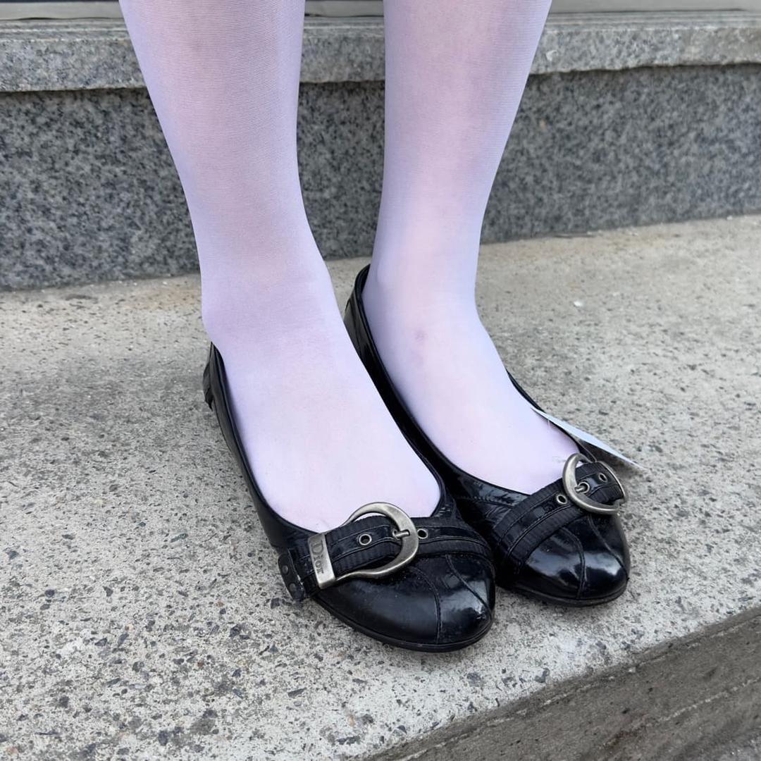 00s Y2K 디올 버클 발레 플랫 | 후루츠패밀리