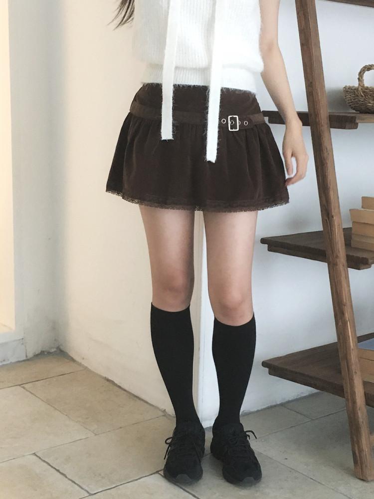 [레이스포인트/팬츠안감] 케트 코듀로이 skirt