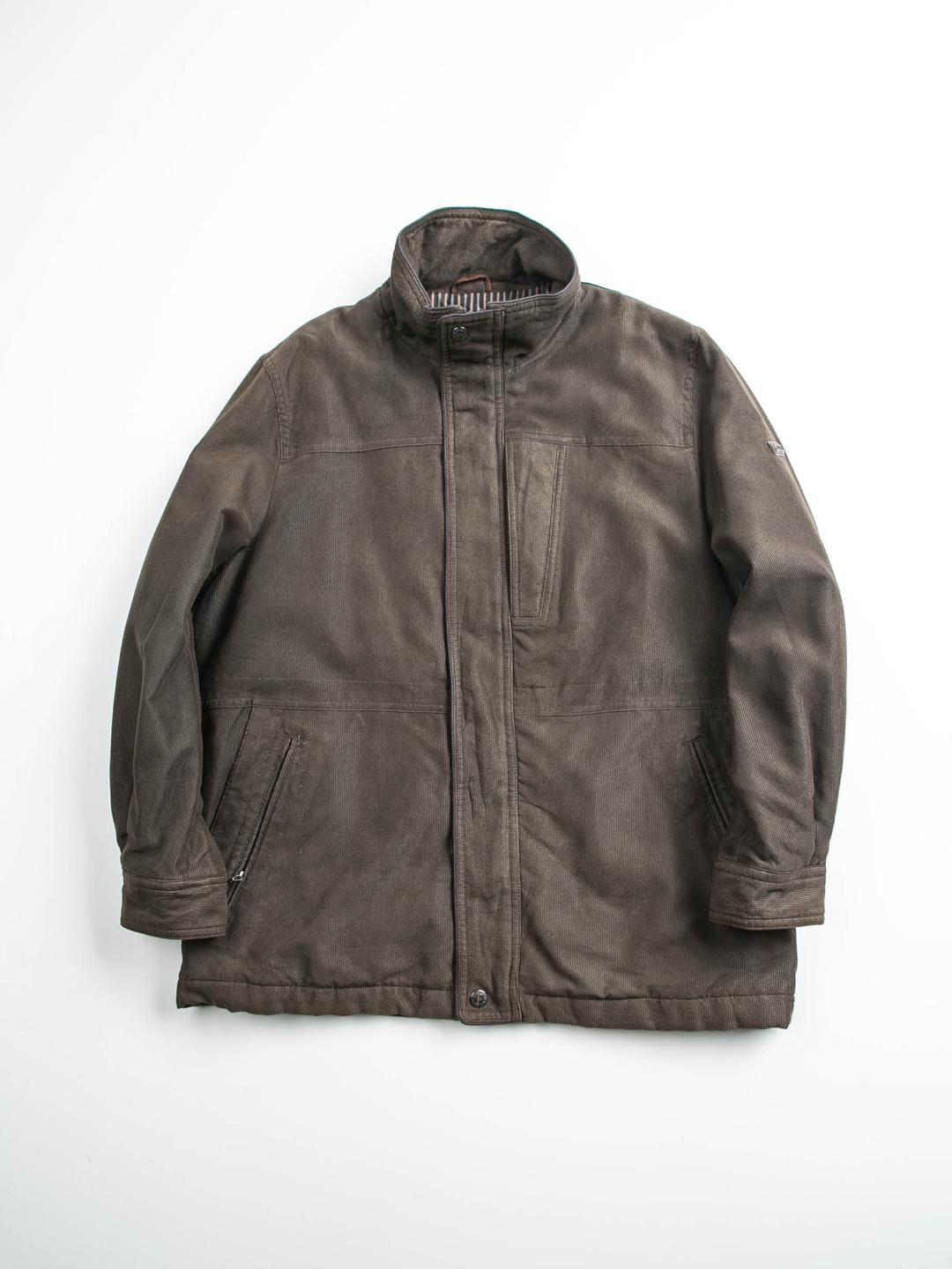 Quilted Corduroy Jacket O0728