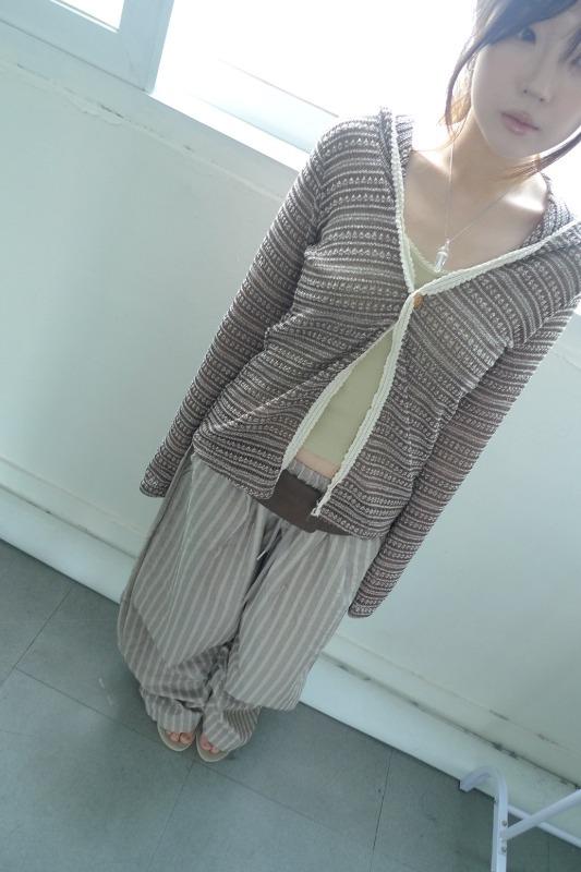 tippy net cardigan (2color)