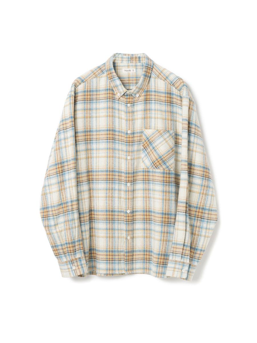 One Pocket Check Shirts Yellow