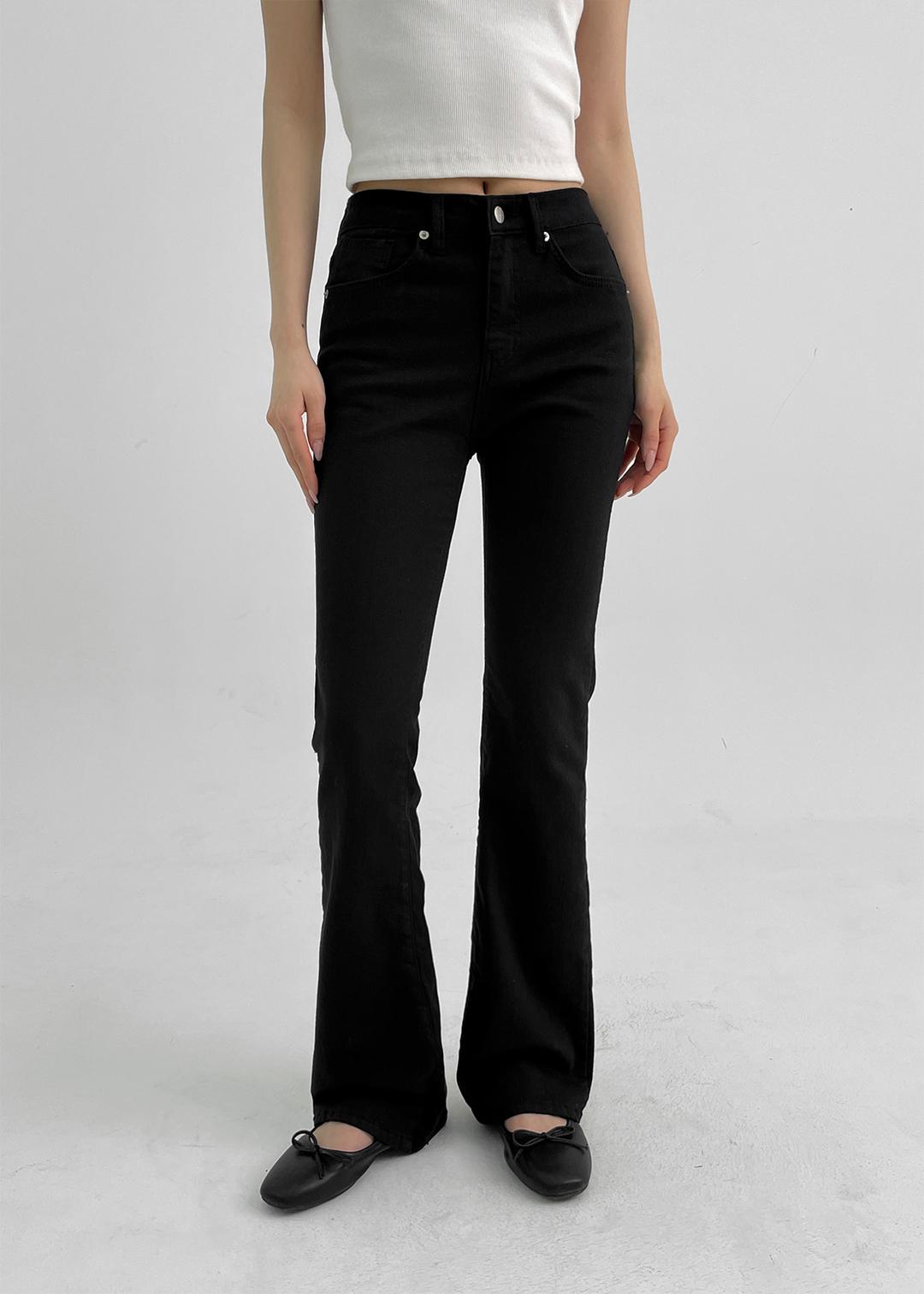 블랙업 [1천장판매] [B-DENIM] COTTON SLIM BOOTS-CUT 022
