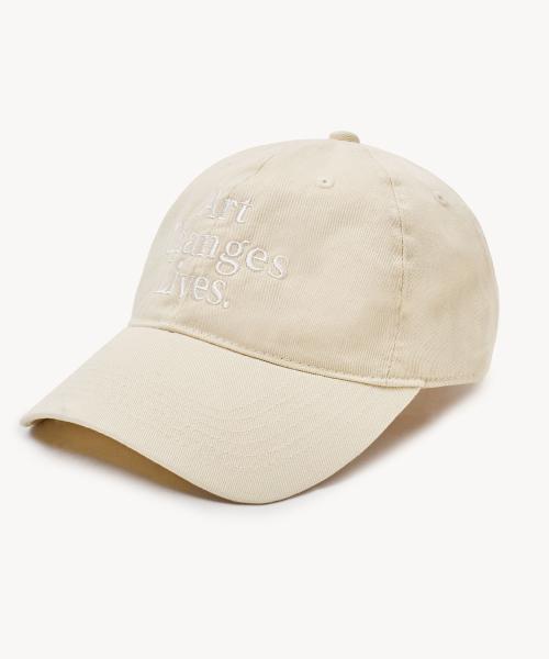 Art Changes 코튼 볼캡 (BEIGE)