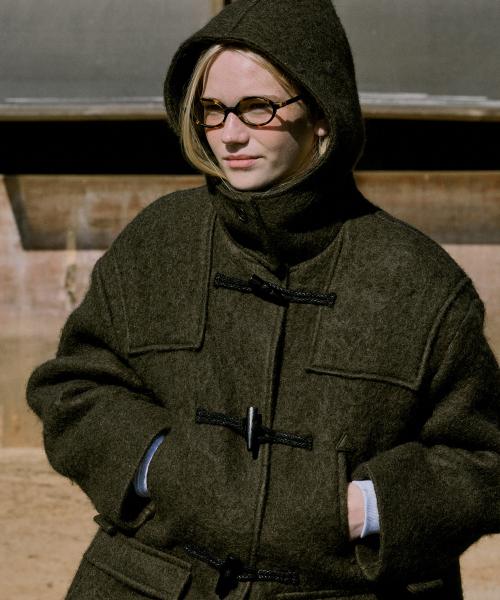 Brook Duffle Coat Khaki_F244CT01