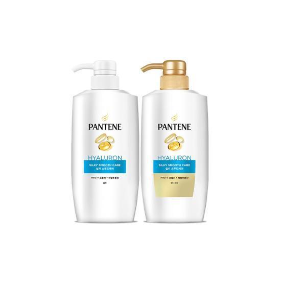 팬틴 실키스무드케어 샴푸/컨디셔너 750mL (2종 택1)