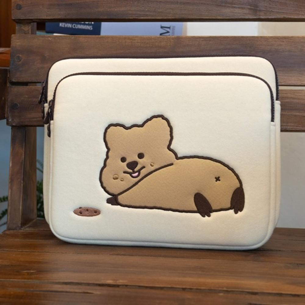 [영이의숲]철푸덕 꽃카 아이패드파우치 노트북파우치