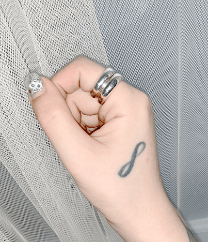 Bold two ring Silver set