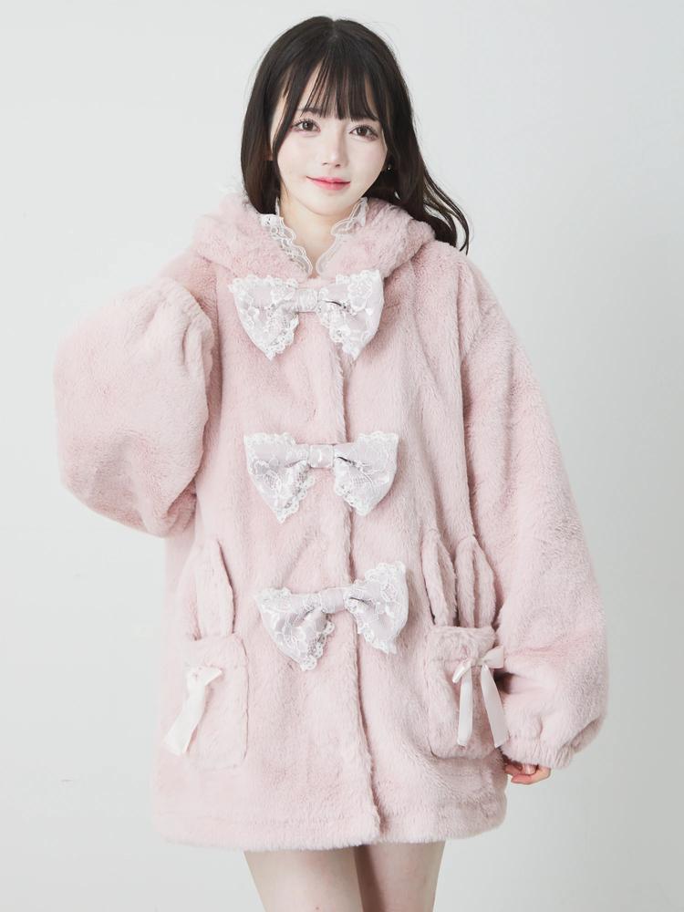 うさちゃんファーアウター
