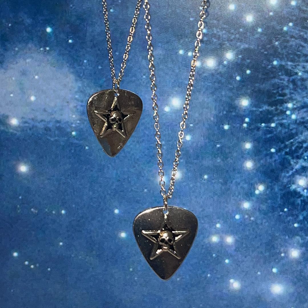 아샤 [유니크]Skull Pick 스컬피크 y2k 해골 기타 피크 목걸이