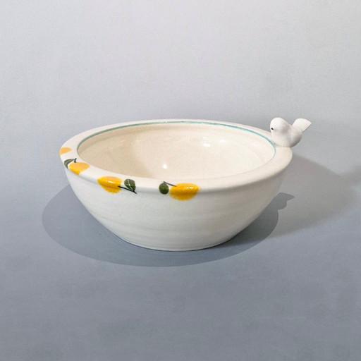 감귤 새가 있는 볼 1개, 17cm