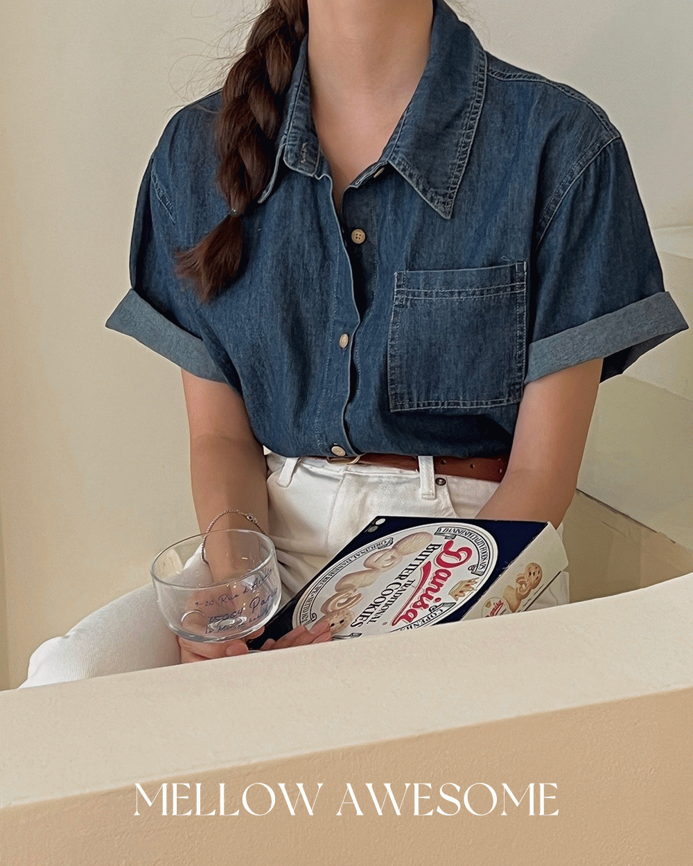 [MADE/당일발송] like denim shirts