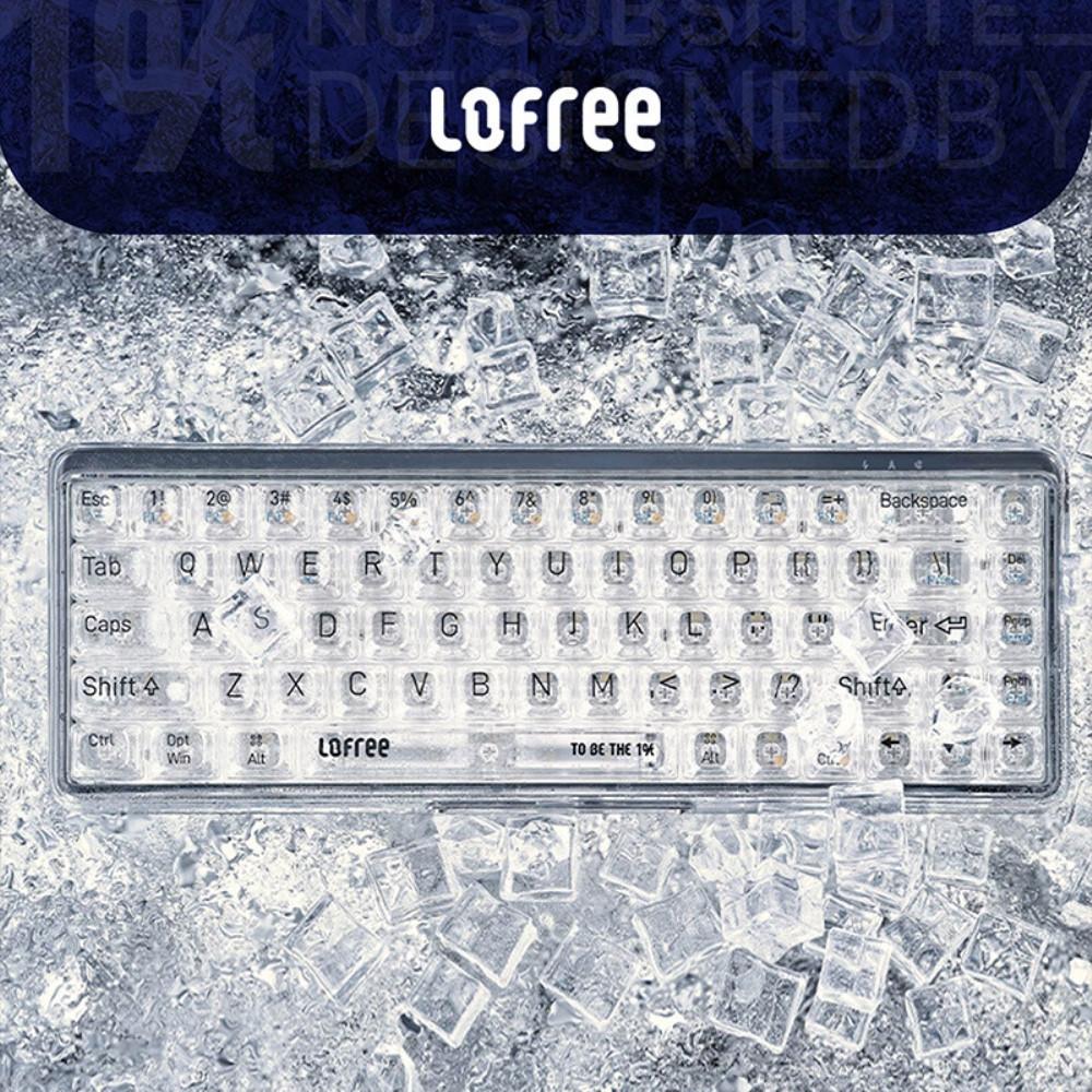 LOFREE 로프리 투명 키보드 1% 기계식 68키