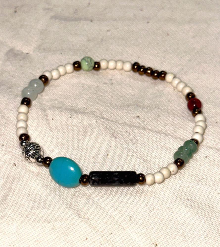 [너뜨] 푸른 산호초 터키석 팔찌