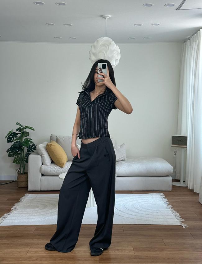 low wide slacks