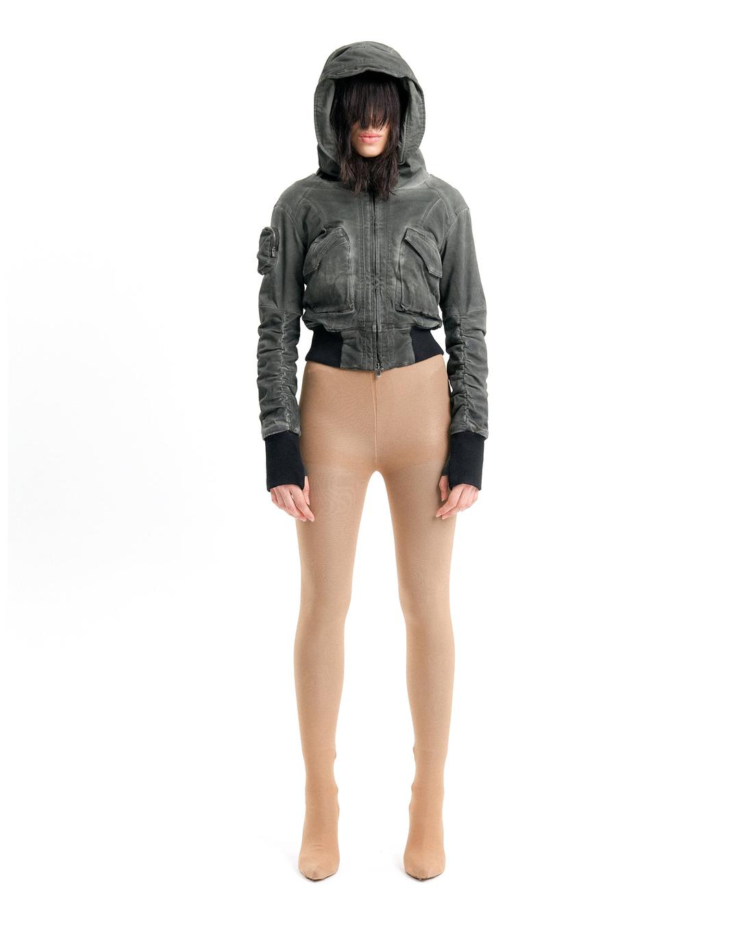(EMMA) PADDED BOMBER JACKET - 0 / WASHED KHAKI