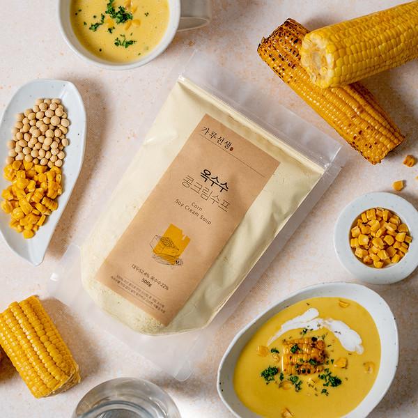 옥수수 콩 크림 수프