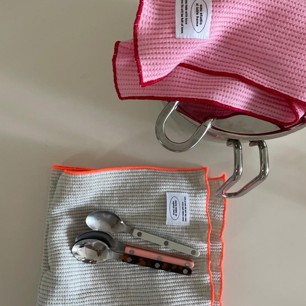 캔디 와플키친크로스 테이블매트 가전덮개 식탁보