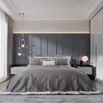 120수 이집션 코튼 호텔침구 Four Seasons Collection(그레이+화이트)