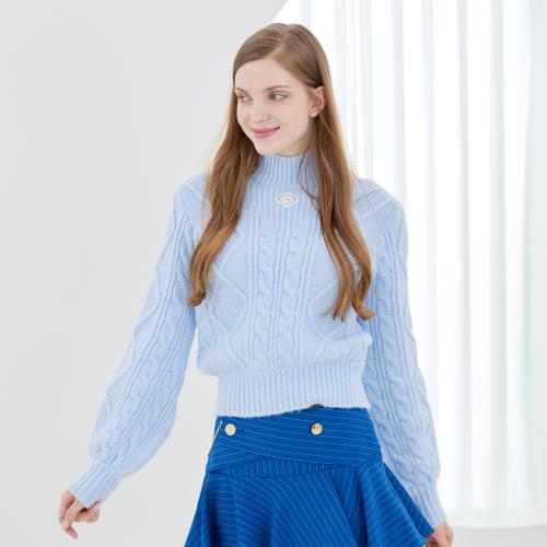 벌룬 소매 스웨터 (Blue)