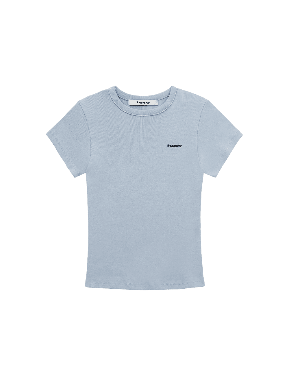 (WOMEN) CLASSIC SMALL LOGO TEE - LIGHT BLUE
