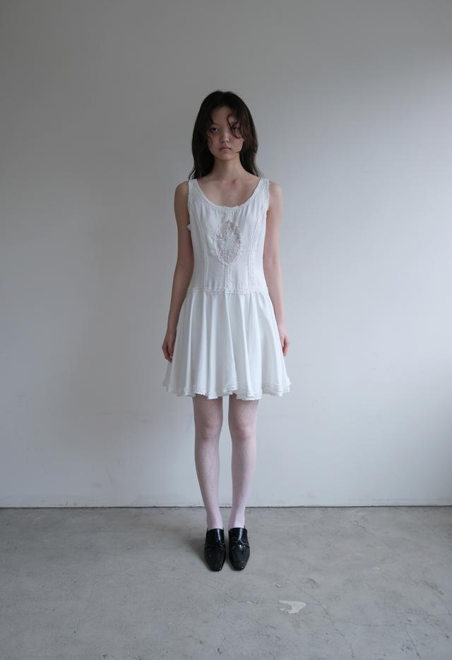Lace Embroidered Dress, 2color