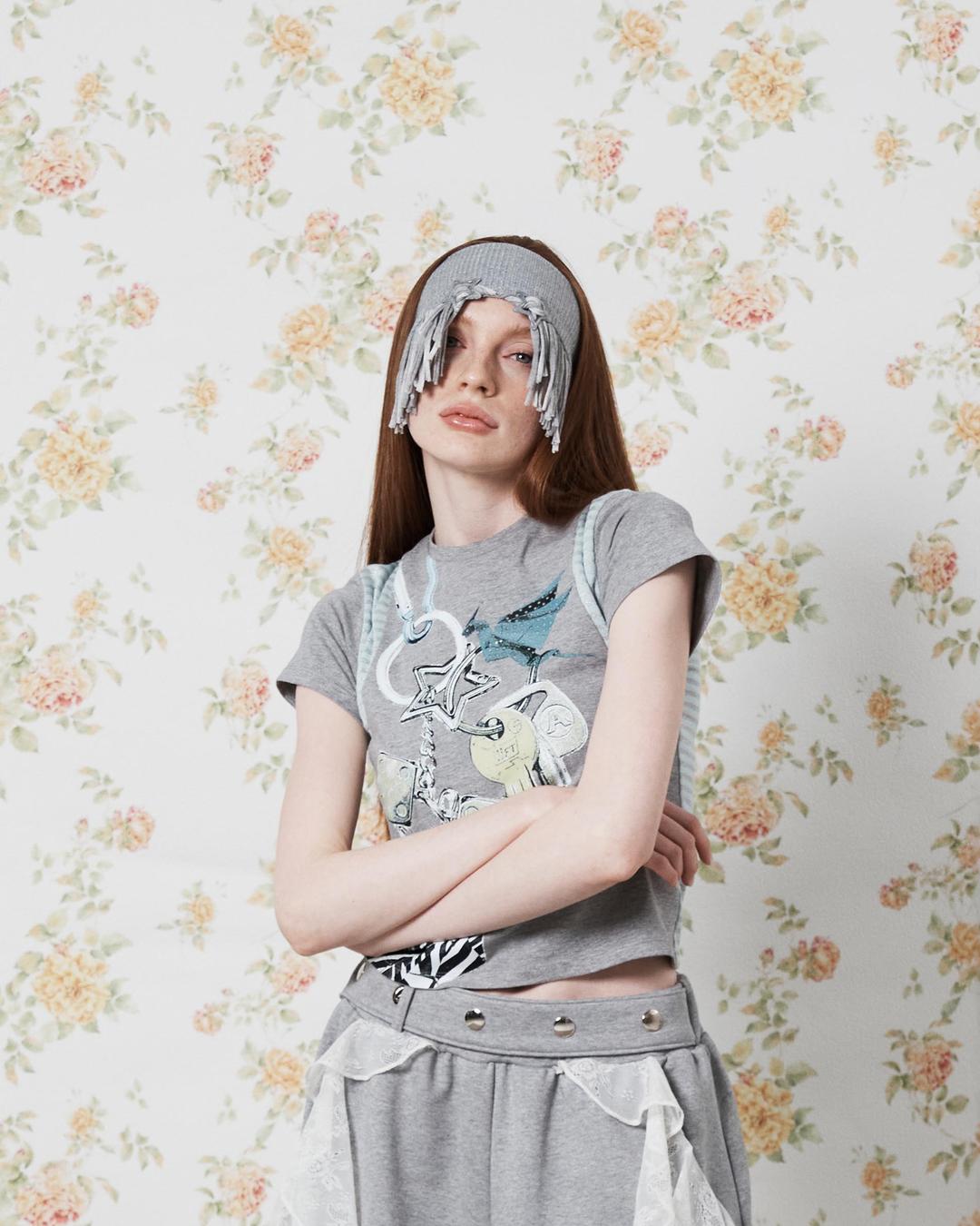 Keyring baby tee Melange