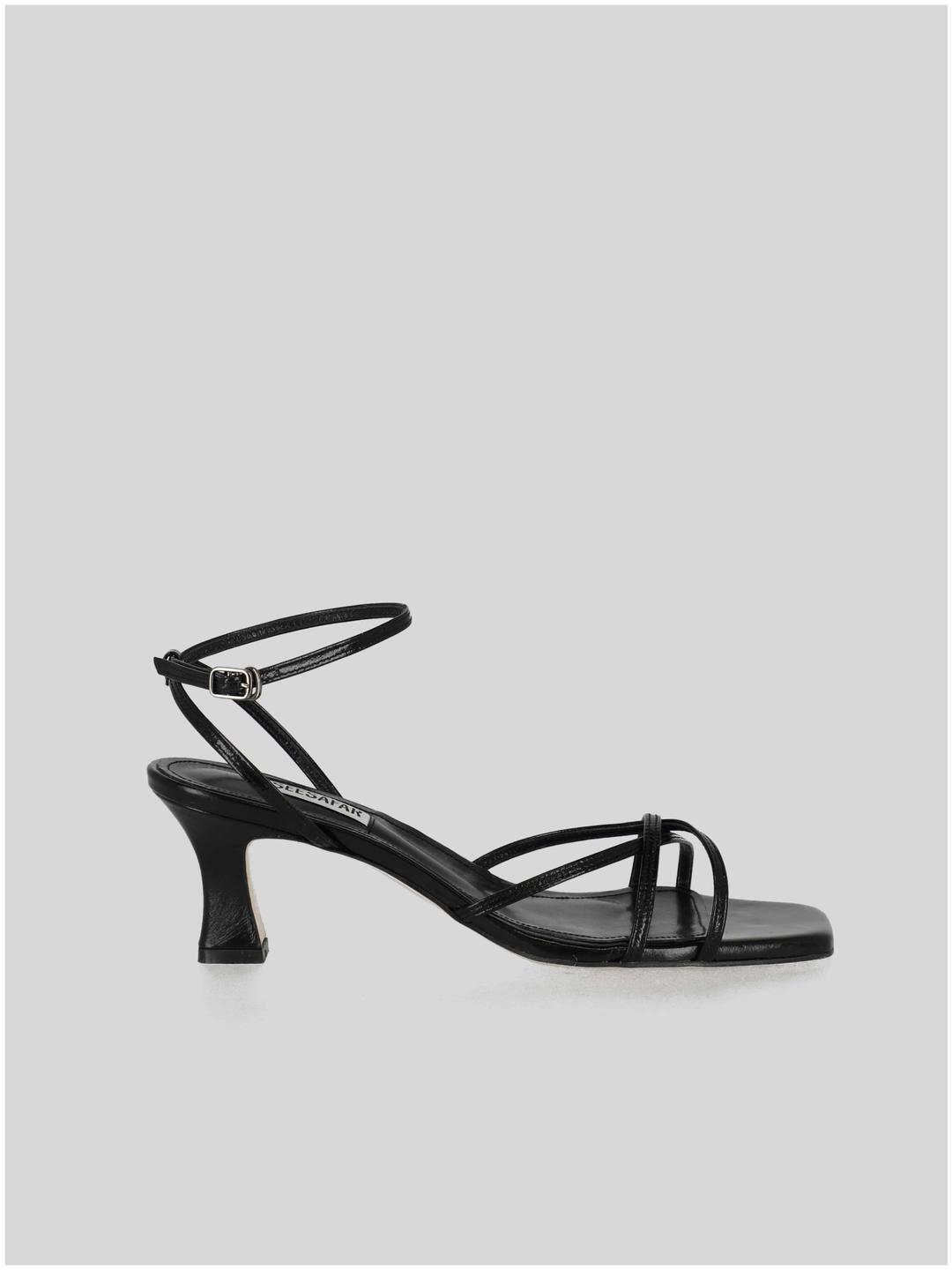 BEAM STRAP SANDALS_BLACK_5/6/7/8cm
