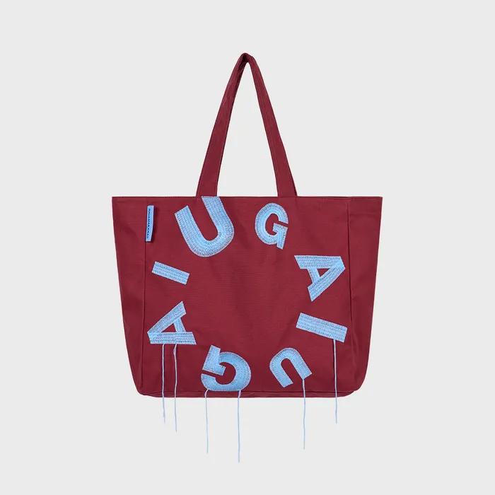 IUGA Big Shopper Bag (Burgundy)