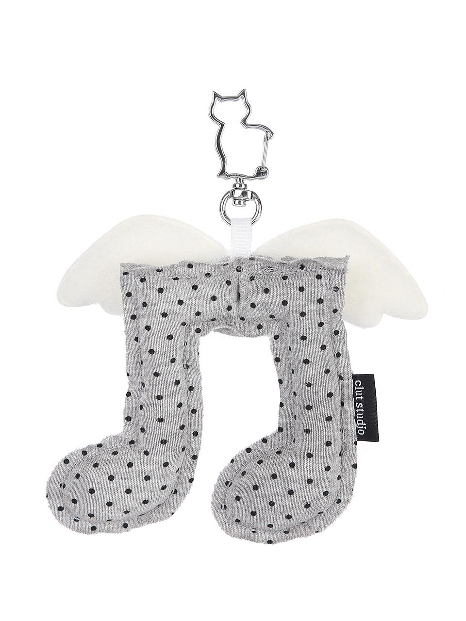 ♪ Melody Angel Keyring ♫ - GREY