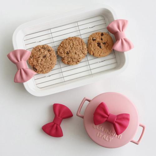 리본 냄비손잡이 2P세트 2color