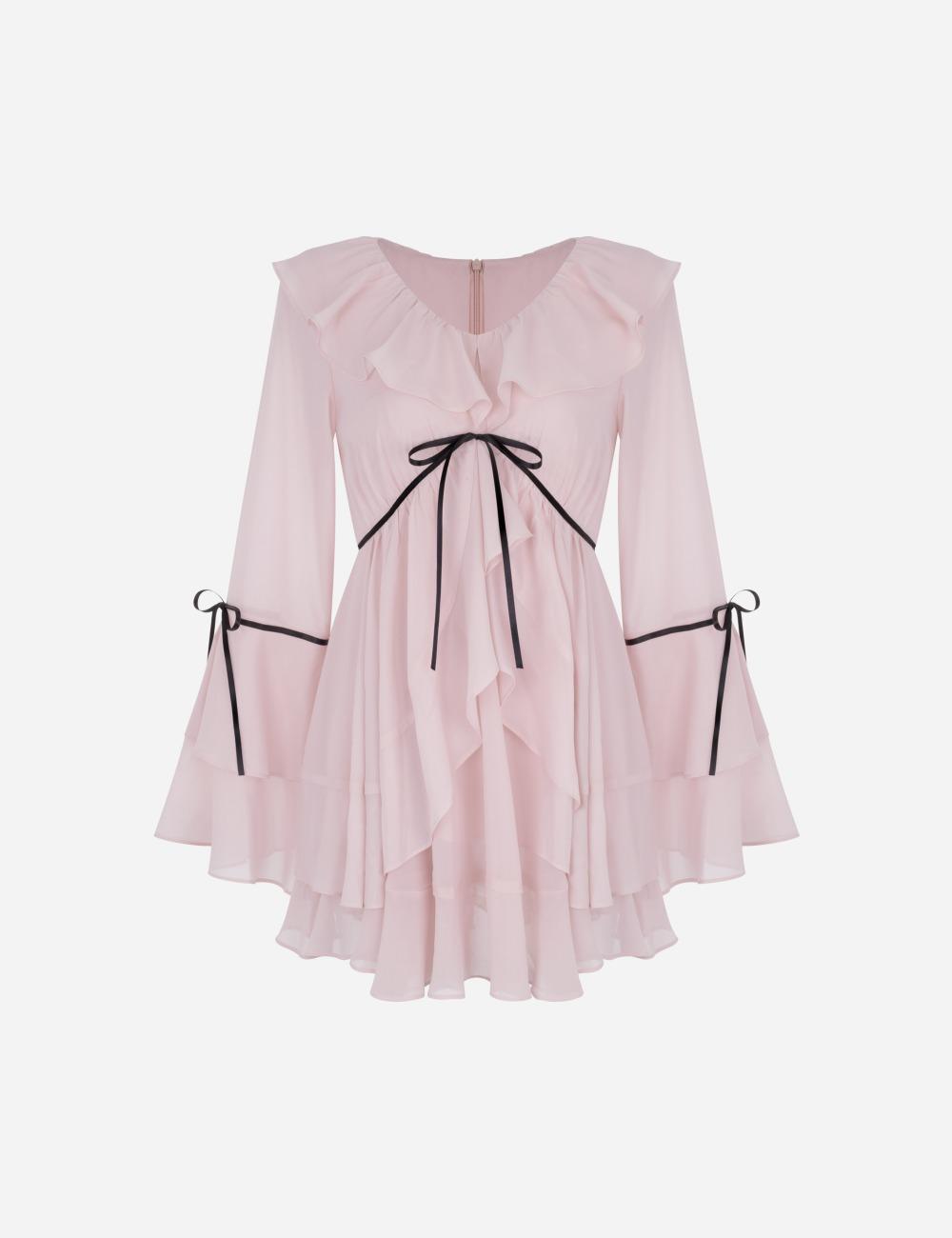 Bloom Ruffle Mini Dress