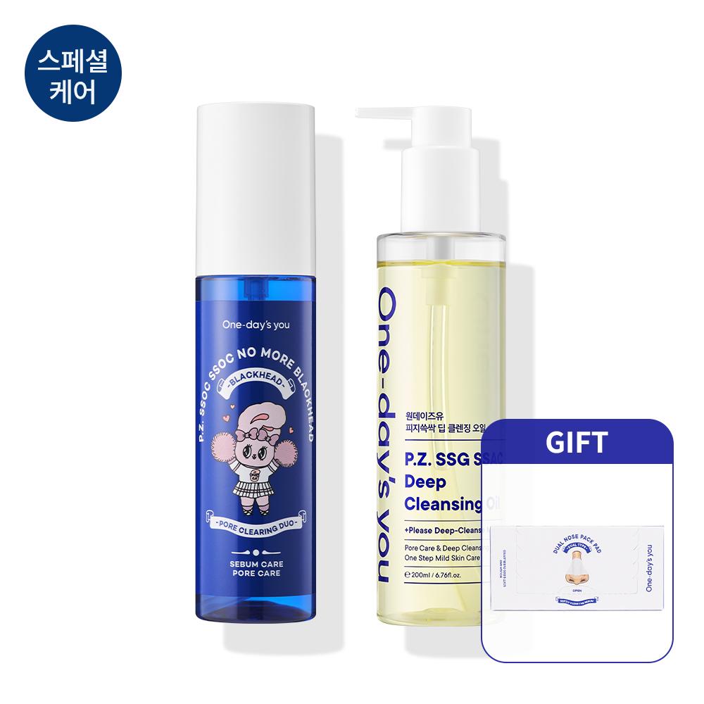 원데이즈유 에스더버니 피지쏙쏙 100ml + 딥 클렌징 오일 200ml