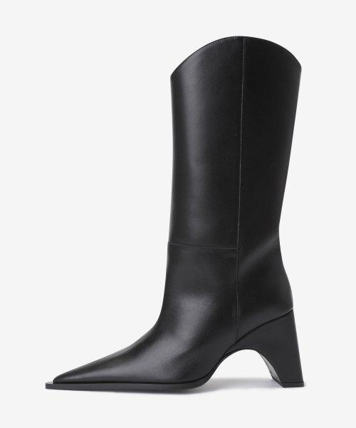 여성 브릿지 카우보이 부츠 - 블랙 / COPSH16467BLACK