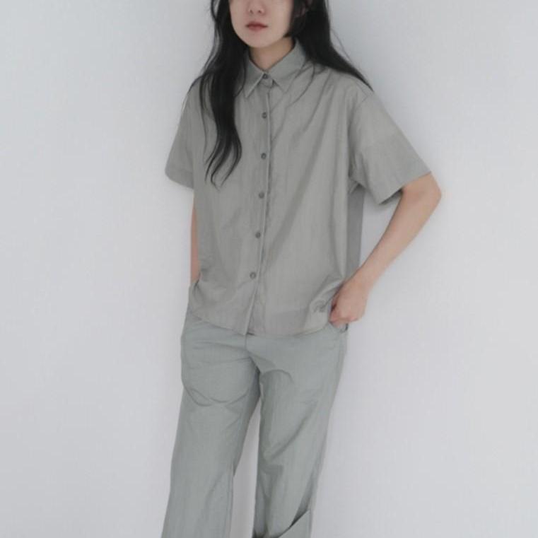 애프터먼데이 smooth half shirt