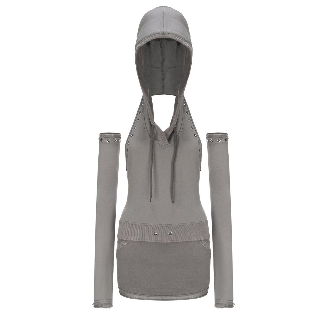 Cheer Up Arm Warmer Mini Dress - S