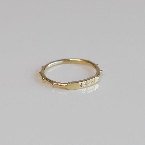 페르마 골드 묵주반지 Hexagonus - Parma Cross Gold Rosary Ring 14K,18K