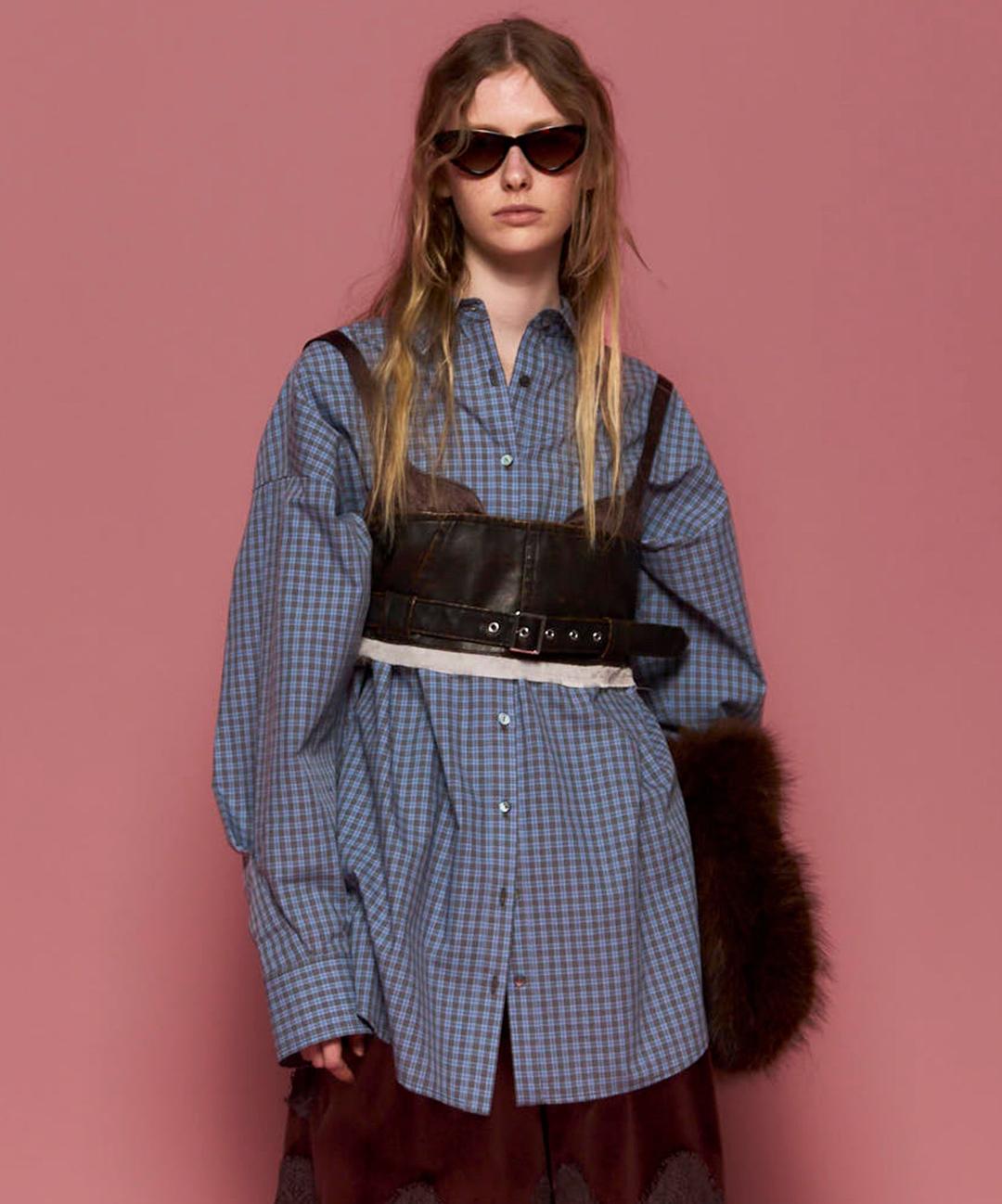 【25AUTUMN PRE-ORDER】Belted Vegan Leather Bustier