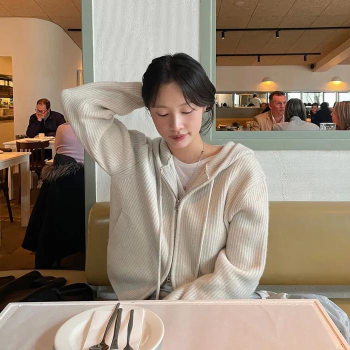 [3차] Barret Hoodie_Oat Gray