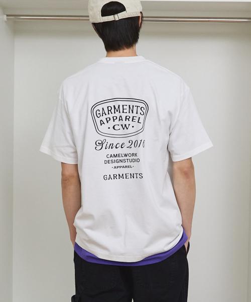 베이스볼 레터 반팔티셔츠(화이트)