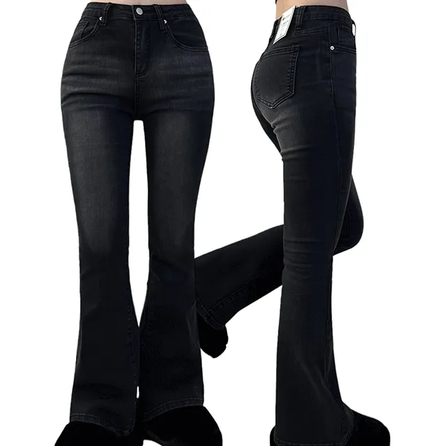 [인생핏🖤] 딥워싱 블랙 부츠컷 데님 청바지