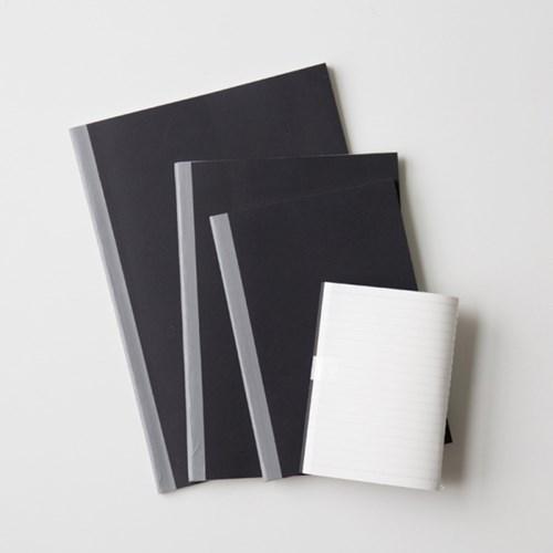 디자인문구 실제본 줄노트 블랙