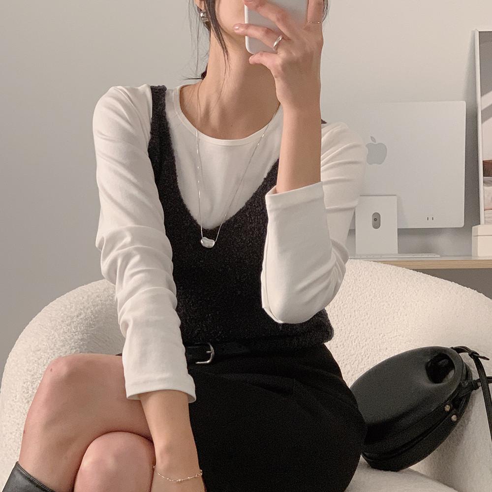 빌리 랍빠 라운드넥 긴팔 티셔츠 : 사색