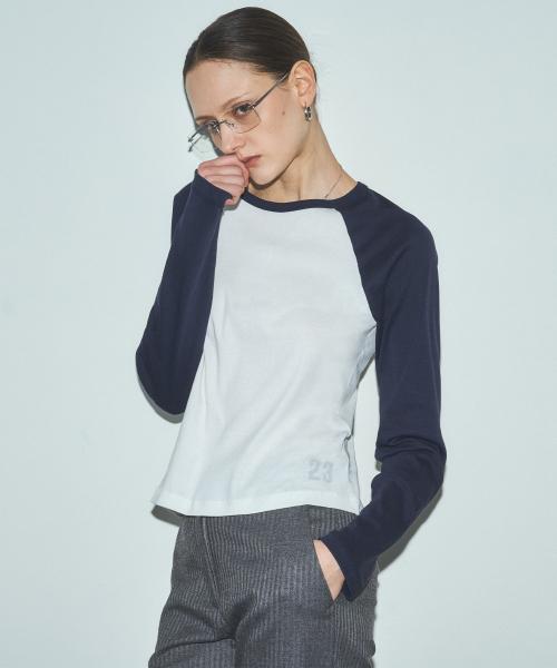 Raglan Number 23 T-Shirt_CTT349(4color)