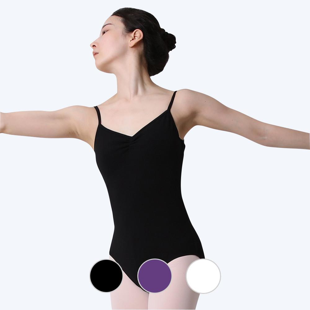 발롱 OWC1004 끈나시 기본 성인 발레복 레오타드