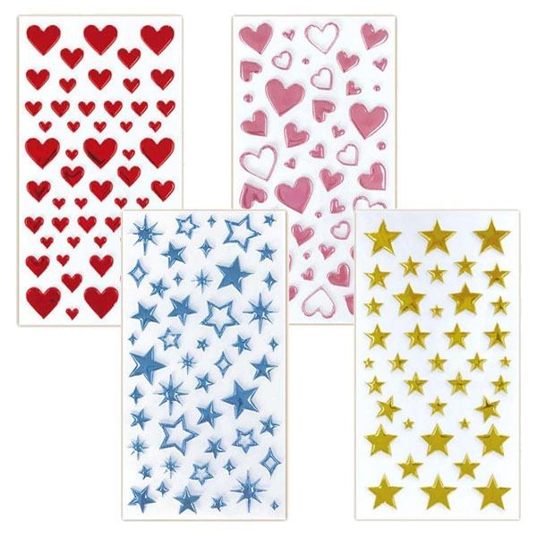 클로즈핀 푸쿳토 메탈릭 입체 스티커