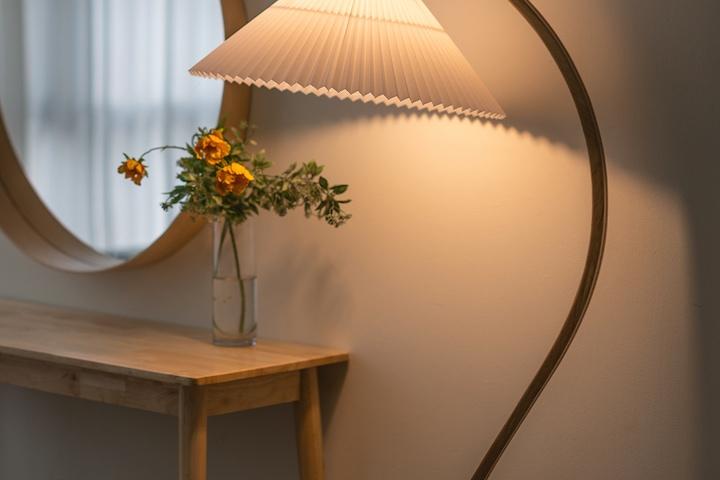 플리츠갓 알베로 장스탠드 조명