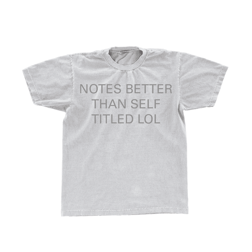 Notes > Self Titled T-Shirt