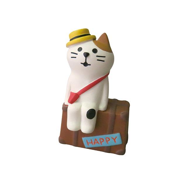 데팡스 콘콤브레 여행 삼색얼룩고양이트렁크